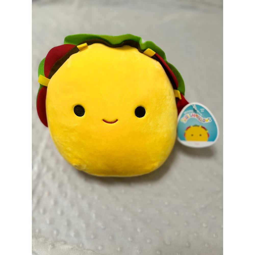 Kellytoy Squishmallows Tex the Taco 8 Inch Plush Stuffed Animal Toy NWT